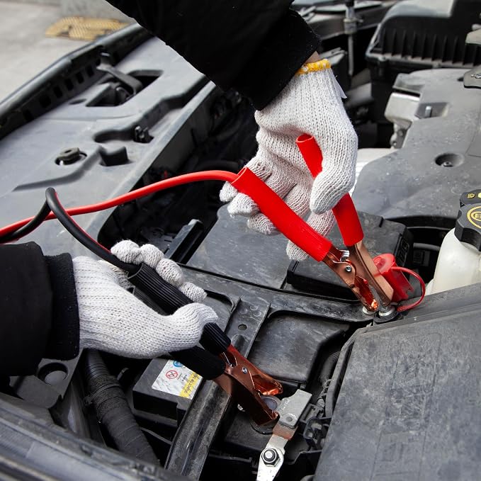 Commuter Portable Roadside Emergency Car Kit with Heavy-Duty Jumper Cables & 365-Day Roadside Assistance