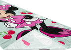 Kids Beach Towel - 100% Cotton Super Soft Absorbent Bath Towel, 28" x 58" Inch Lightweight for Travel, Official Licensed Product, Green - Minnie Mouse