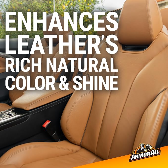 Leather Car Cleaner Wipes,Canister,Leather Treatment and Car Care,20 Count (Pack of 6)
