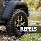 Rapid Ceramic Tire Coat - Long-Lasting Deep Black Tire Shine | Lasts up to 10X longer than traditional tire dressings with a natural satin and a no-sling ceramic finish. Car, truck, & SUV