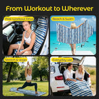 Car Seat Towel Cover - Sweat Absorbing Microfiber Towel for Car Seat After Gym, Workout & Beach - Washable Seat Protector, Universal Fit for Cars, Trucks, SUVs - 2 Pack