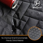 Bench Dog Seat Cover, Oxford Cloth Vehicle Seat Cover for Car/SUV/Small Truck, Universal Fit, Black, Waterproof, Heavy Duty, Nonslip, Machine Washable