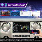 5GWiFi Radio for Ford F150 2004-2008, F250/F350 2006-2016, E150/E250/E350 2009-2014, Edge 2007-2010, Escape 2008-2012, Mustang Fusion Expedition Explorer 7"Touchscreen Stereo Carplay Android Auto GPS