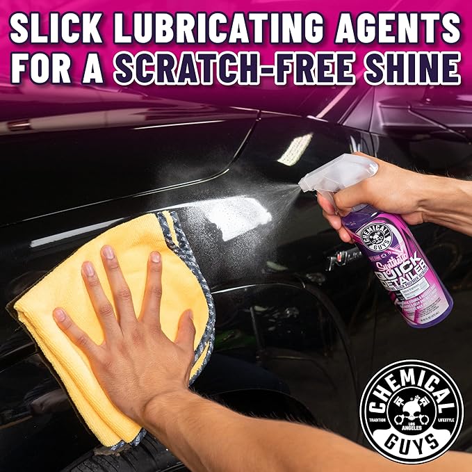 Synthetic Quick Detailer – High Gloss Quick Detailer Spray, Safe for Cars, Trucks, SUVs, Motorcycles and RVs, Remove Dust, Fingerprints & Smudges, Enhances Shine & Protection, 16 fl oz