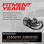 Replacement for Chevrolet Silverado (2014-2015), Colorado (2017-2021) / GMC Sierra (2014-2016), Canyon (2015-2022) Backup Camera OE Part # 23306741, 22803702