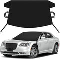 Car Snow Cover Compatible for Chrysler 300 | Windshield Cover for Ice and Snow with S-Hook Straps | Heavy-Duty 600D Oxford Winter Car Cover, Waterproof & Anti-Slip