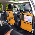 Tangerine Seat Back Protector Car Front Seat Back Kick Mats, 2 Pack Back Seat Protector for Kids Feet