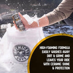 HydroSuds Ceramic Shine High Foaming Car Wash Soap (Works with Foam Cannons, Foam Guns or Bucket Washes) For Cars, Trucks, Motorcycles, RVs & More, 32 fl oz, Berry Scent - CWS21232