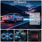 5G WiFi Upgrade Android 15 Car Radio for Honda Civic 2016 2017 2018 2019 2020 2021, 7 Inch IPS Touch Screen with Wireless CarPlay Android Auto, GPS/Bluetooth/FM/SWC/Type C/Backup Camera, 4+64G
