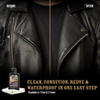 Doc Bailey's Leather Black - Black Leather Dye, Conditioner & Restorer, 4-in-1 Cleaner & Waterproofer for Car Seats, Motorcycle Seats, Jackets, Boots, Couches & Furniture - Detail Kit 4oz, 2-Pack
