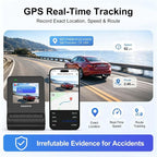 Innovative 360 View 4 Channel Dash Cam Front and Rear with External Side Cameras for Cars, GPS and 5G Band WiFi, Night Vision, 170 Wide Angle, 24H Parking Mode, Supercapacitor, Included 128GB Card