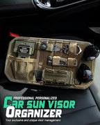 Tactical Car Sun Visor Organizer, Fit Cars Trucks SUV Jeeps Patrols | Tactical Car Sun Visor Organizer, Fit Cars Trucks Suv Jeeps Patrols