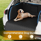 SUV Cargo Liner for Dogs, Waterproof Trunk Cover with Cushioned Sides to Protect Pet, Full Coverage Non-Slip Seat Cover for SUVs with Bumper Flap Protector