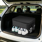 for Golf Trunk Organizer, Car Trunk Locker with Separate Ventilated, Multi-Compartment fits 2 Pairs of Shoes, Storage for Balls, Tees, Cap, Clothes, Gloves, Gifts for Golfers