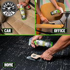 Foaming Citrus Fabric Clean Carpet & Upholstery Cleaner, Ready to Use, Sprayable (for Carpets, Seats & Floor Mats), Safe for Cars, Home, Office, & More, 2-16 fl oz, Citrus Scent
