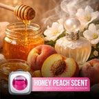 Honey Peach Scent Pink Car Air Freshener Vent Clip 6 Ct | Long Lasting Up to 180 days, Natural Essential Oil Car Fragrance for Women and Men, Odor Eliminator - 4ml Each