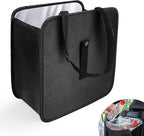 Foldable Car Trash Can, Collapsible Garbage Bin for Automotive, Hanging Waterproof Leakproof Storage Bag, 3.9 Gallon