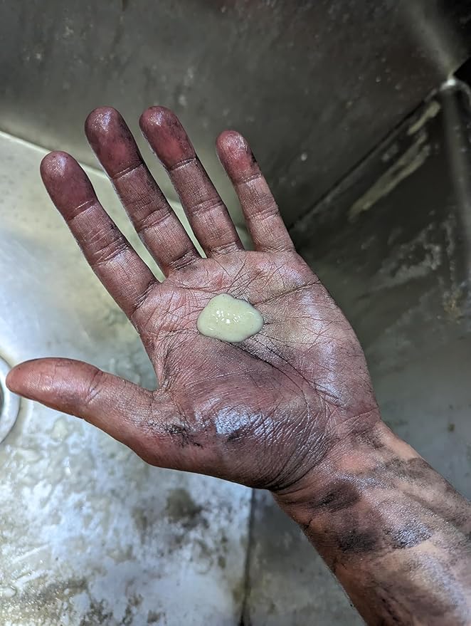 25219 Pumice Lotion, Heavy Duty Hand Cleaner, Natural Citrus Scent, Waterless Cleaner for Mechanics, Strong Grease Fighter, 1 Gallon