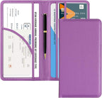 CoBak Car Registration and Insurance Holder - Vehicle Glove Box Car Organizer,Auto Truck Comparment Accessories Case with Magnetic Closure for Essential Document,Driver License,Cards
