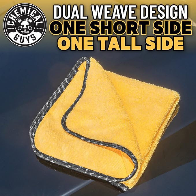 Professional Grade Premium Microfiber Towels for Cars,Gold,16" x 16",Ultra-Soft and Scratch-Free Car Detailing Cloths for Trucks,Motorcycles,and More,(Pack of 6)