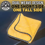 Professional Grade Premium Microfiber Towels for Cars, Gold, 24" x 16", Ultra-Soft and Scratch-Free Car Detailing Cloths for Trucks, Motorcycles, and More - 6 Pack