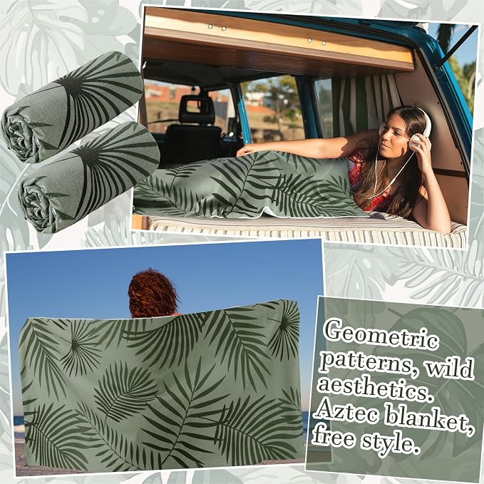 2 Pack Car Seat Towel Covers Athletic Running Towel Performance Microfiber Post Workout Sweat Washable Cover Non Slip for Seat Outdoor Sport (Palm)