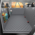 2026 Upgraded Back Seat Extender for Dogs - Large Hard Bottom Dog Car Seat Cover Holds 550lbs, Waterproof Dog Hammock Pet Bed with High-Density Foam Non-Slip Backseat Protector