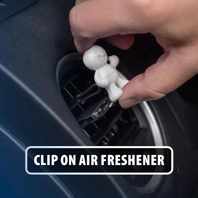 Little Joe 96401 New Car Scent Car Air Freshener Vent Clip, Fights Odors for up to 45 Days, Long-Lasting Freshness, Cute Car Odor Eliminator, Pack of 1