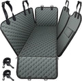Dog Car Seat Cover for Back Seat, 2026 Upgraded 600D Heavy Duty Waterproof & Scratch-Resistant Dog Hammock for Car, Back Seat Pet Cover for Dogs with Sedan, Trucks and SUVs, Standard, Grey