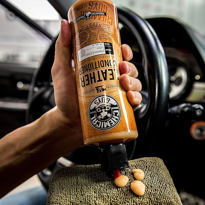 Vintage Series Leather Conditioner for Car Interiors, 16 oz | Nourishes and conditions natural, synthetic and faux leather seats, keeping them soft, supple and protected