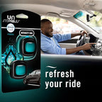 Car Air Freshener, Odor-Fighting Automotive Vent Clip, Scented Car Accessories, Long Lasting for Strong Odors, Unstopables Fresh Scent,.07 fl oz, 4 Count