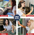 Premium 300GSM Microfiber Cleaning Cloth - 12.5"x12.5" High Performance - 1200 Washes, Ultra Absorbent Microfiber Towels for Cars Undercarriage, Rims & Engine Bay Cleaning - Microfiber Cloth