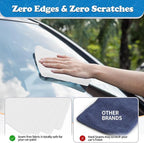 Microfiber Cleaning Cloth, Shop Towels Bulk, 24 Pack White Microfiber Towels for Cars, All-Purpose Absorbent Cleaning Rags, Dust Cloth for Automotive, Mechanic, Garage, Bar, 12 x 11 inch
