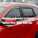 Front Rear in-Channel Window Visors Rain Guards Vent Deflectors Compatible with 2023-2026 Honda CRV Sun Shades Dark Smoke 23 2024 2025 26 CR-V