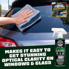 Signature Glass & Window Cleaner, Tint Safe, 16 oz, 2-Pack | Ammonia-free and tint-safe, clears fingerprints, smoke film and grime from glass, mirrors and screens, two pack