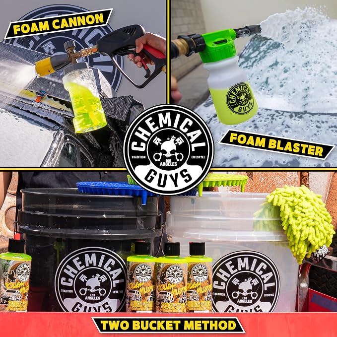 CWS20216 Tough Mudder Foaming Truck, Off Road, ATV and RV Heavy Duty Wash Soap, (Works with Foam Cannons, Foam Guns or Bucket Washes), 16 fl oz, Lemon Scent