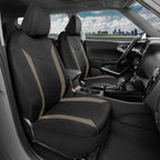 SpillGuard 2 Beige Seat Covers for Cars & Seat Covers for Trucks - Neoprene Lining Waterproof Car Seat Covers Front Seats Only - SUV Seat Covers Protector - Forros para Asientos de Carro