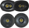 46CSC654 & 46CSC6934 CS Series Car Speaker Bundle – 6.5” 2-Way & 6x9” 3-Way Speakers (4 Total), 450W Peak, EVC Tech, Polypropylene Cones, Zero-Protrusion Tweeters.