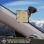 MM2WDSR-2PKXC0 MagicMount Pro Magnetic Car Phone Holder for iPhone and Android - 2 Pack Magnet Mount - Secure Magnetic Cell Phone Mount for Car Window or Dash - Universal 360° Adjustable Head