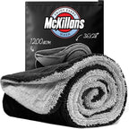 Extra Large Dual-Color Car Drying Towel XL - Edgeless & Ultra Soft & Absorbent - 36" x 28" - 1200 GSM Twisted Loop Microfiber Towel for Cars - Drying Towel Car Detailing - Car Wash Towels