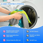 Shop Towels-800 Pack, Multi-Functional Shop Rags, 12 x 16 in Microfiber Cleaning Cloth, Highly Absorbent Cleaning Rags, Cleaning Towels for Car Kitchen Home Office