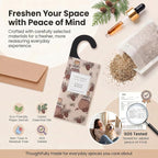 Large 12 Packs Cedar Wood Hanging Closet Deodorizer Air Freshener Long Lasting Scented Sachets Smell Goods for House