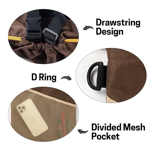 2PCS Hanging Car Garbage Can - Waterproof Leakproof Trash Bag | Car Trash Can with Durable Leakproof Lining, Keeps Vehicle Clean and Neat