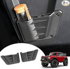 Rear Door Pocket for Ford Bronco Accessories 2026 2021-2025, Side Door Storage Box fit Bronco 4-Door, Drilling Required, Black