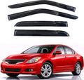 KPY Rain Guards Fit for 2007-2012 Nissan Altima, Out-Channel Window Visors Vent Wind Deflectors 4PC, Car Accessories for 07-12 Altima