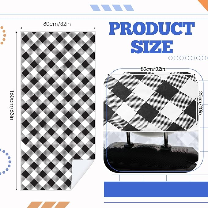 Car Seat Towel Covers with Storage Bag, 63 x 32 Inch Universal Non Slip Waterproof Sweat Protector for Car Truck, Gym Swimming Running, Machine Washable