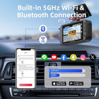 Car Camera 4K Resolution, WiFi, Bluetooth, GPS Dash Cam, 3-Inch IPS Screen, Night Vision, Loop Recording, HDR, App Control, and Supports up to 512GB with a Free 32GB Card Included