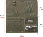 EXCELLENT ELITE SPANKER Tactical Visor Panel Organizer for Pickup F150 Large Molle Vehicle Sun Visor Holder Car Sunshade Storage Pouch