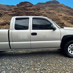 Side Car Window Visors Window Shade Vent Deflectors for 99-06 Chevrolet Silverado & GMC Sierra 1500 2500 3500 2500HD Rain Guards, 07 Silverado & Sierra 1500 3500 2500HD, with Extended Cab 94044 4-pc