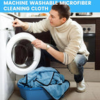 60 Pcs Light Blue Microfiber Towels: 16"x16" Microfiber Drying Towels Bulk Micro Fiber Car Cleaning Cloth for Cars Drying Washing Polishing Cleaning Household Supplies